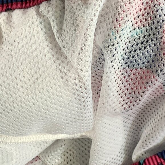 Sovereign Code Swim Trunks L 34β Red Strawberry Print Mesh Lined Drawstring Shor - Picture 8 of 9